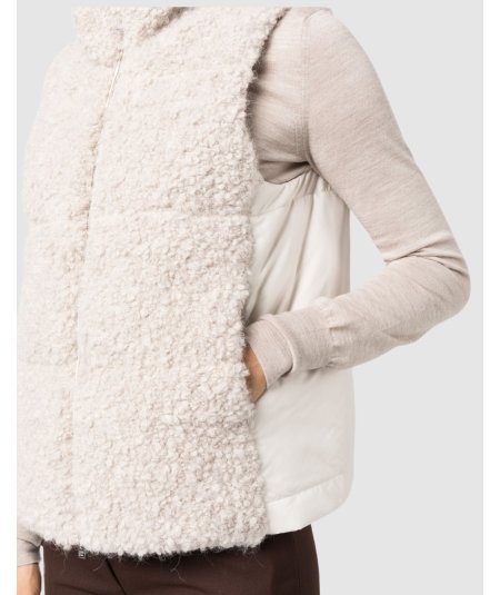 Gilet bouclé