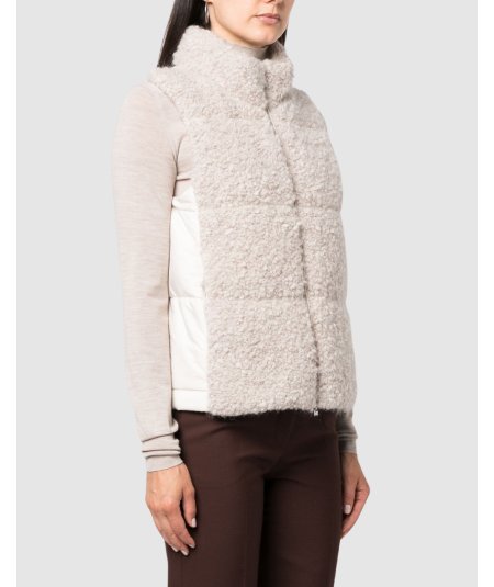 Gilet bouclé