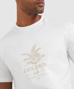 T-shirt girocollo in jersey