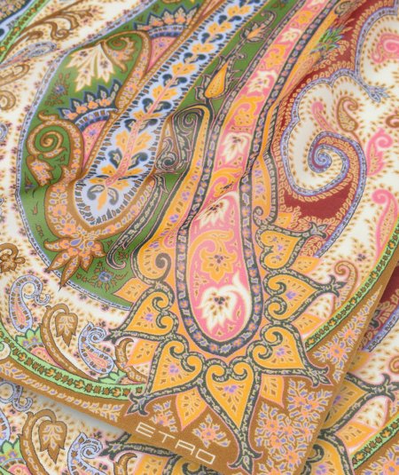 Sciarpa paisley in seta