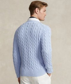 Maglia in cotone a trecce