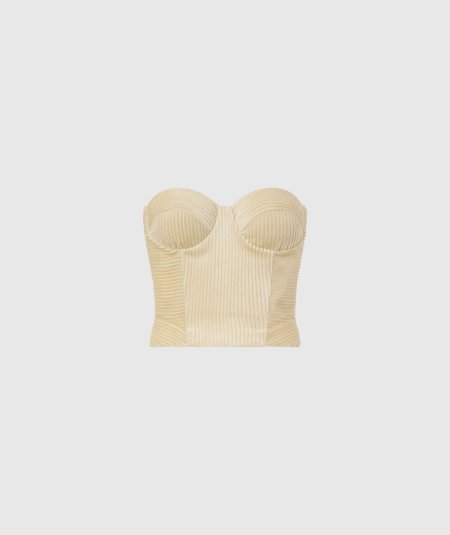 Top bustier in velluto <br />  <br />