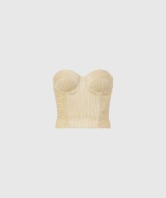 Top bustier in velluto <br />  <br />