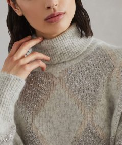 Maglia in lana e mohair